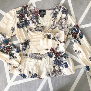 Floral Peplum Top